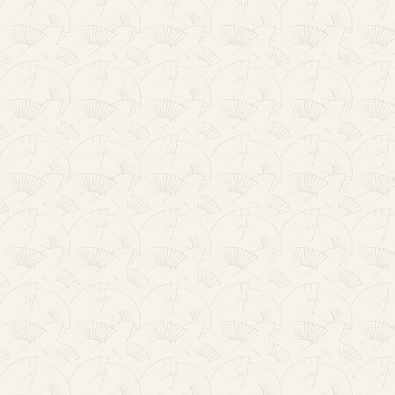 37847-5 - Fan Wallpaper - White - Karl Lagerfield