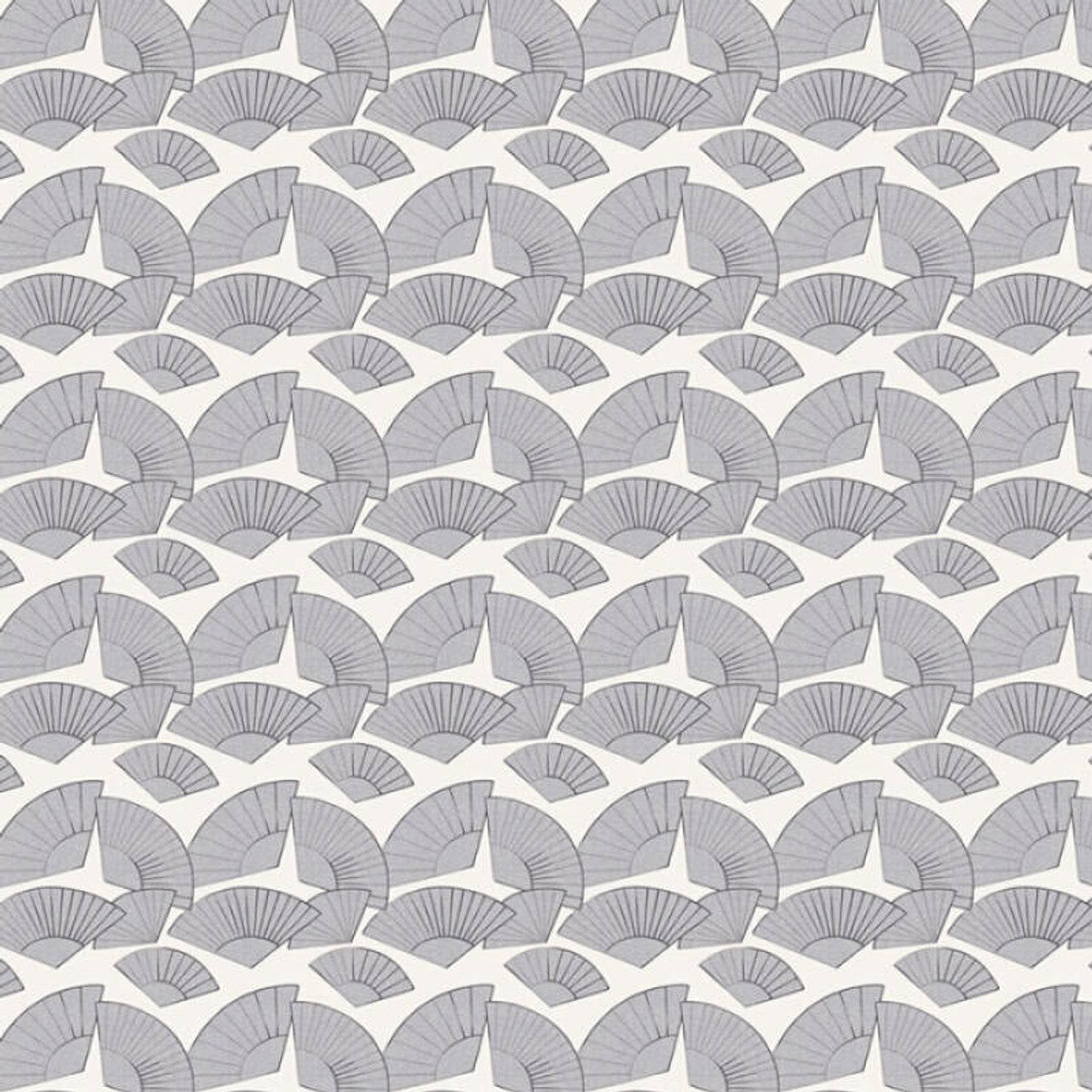 37847-6 - Fan Wallpaper - Light Grey - Karl Lagerfield