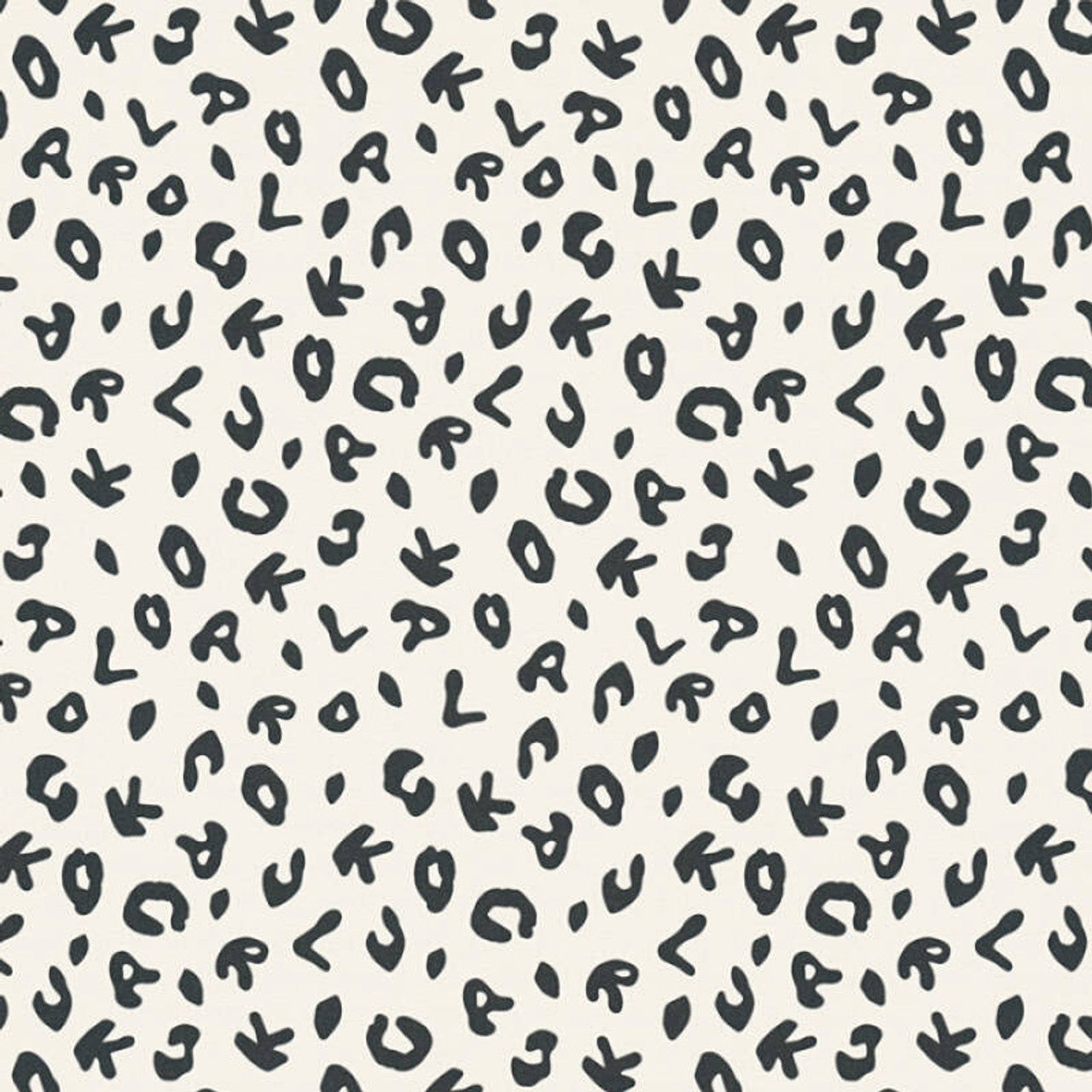 37856-2 - Leopard Wallpaper - Black and White - Karl Lagerfield