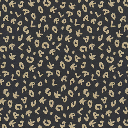 37856-4 - Leopard Wallpaper - Black - Karl Lagerfield