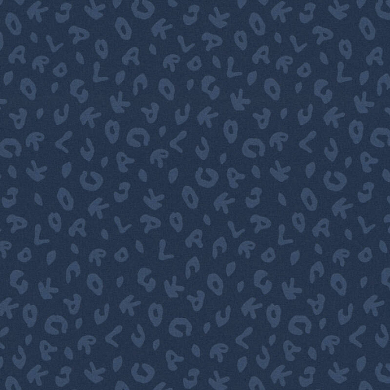 37856-6 - Leopard Wallpaper - Blue - Karl Lagerfield