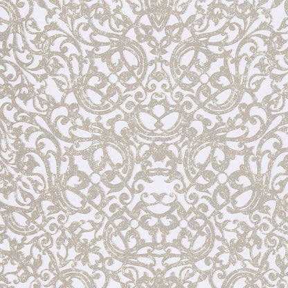382500 - Stature Damask Wallpaper - Silver - Eijffinger