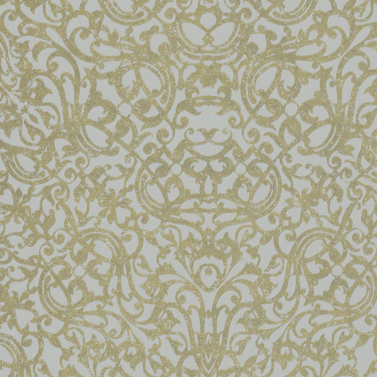 382502 - Stature Damask Wallpaper - Blue - Eijffinger