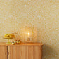 382503 - Stature Damask Wallpaper - Gold - Eijffinger