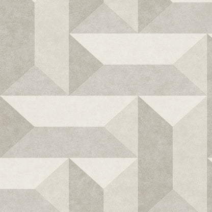 382570 - Stature Geometric Texture Wallpaper - Beige - Eijffinger
