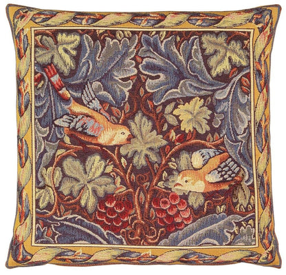 Vine & Acanthus Tapestry Cushion with Feather Filler 