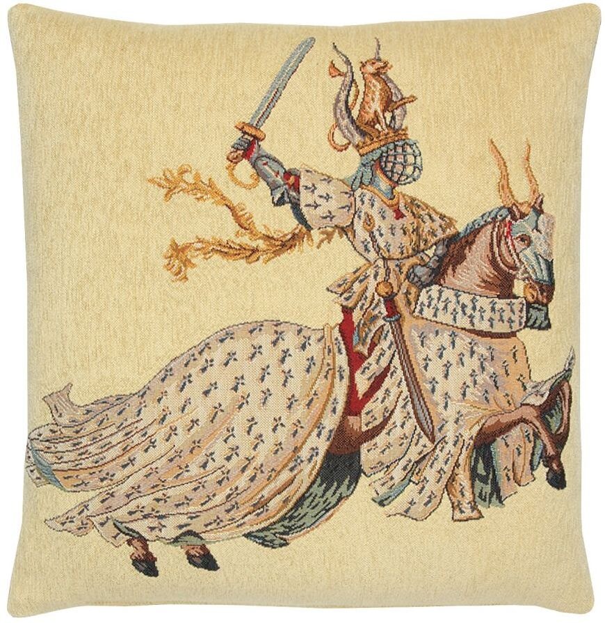 Duke of Brittany Tapestry Cushion with Feather Filler 