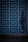 Greek Key Wallpaper - Blue - Versace
