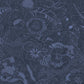 386512 - Enso Floral Wallpaper - Dark Blue - Eijffinger