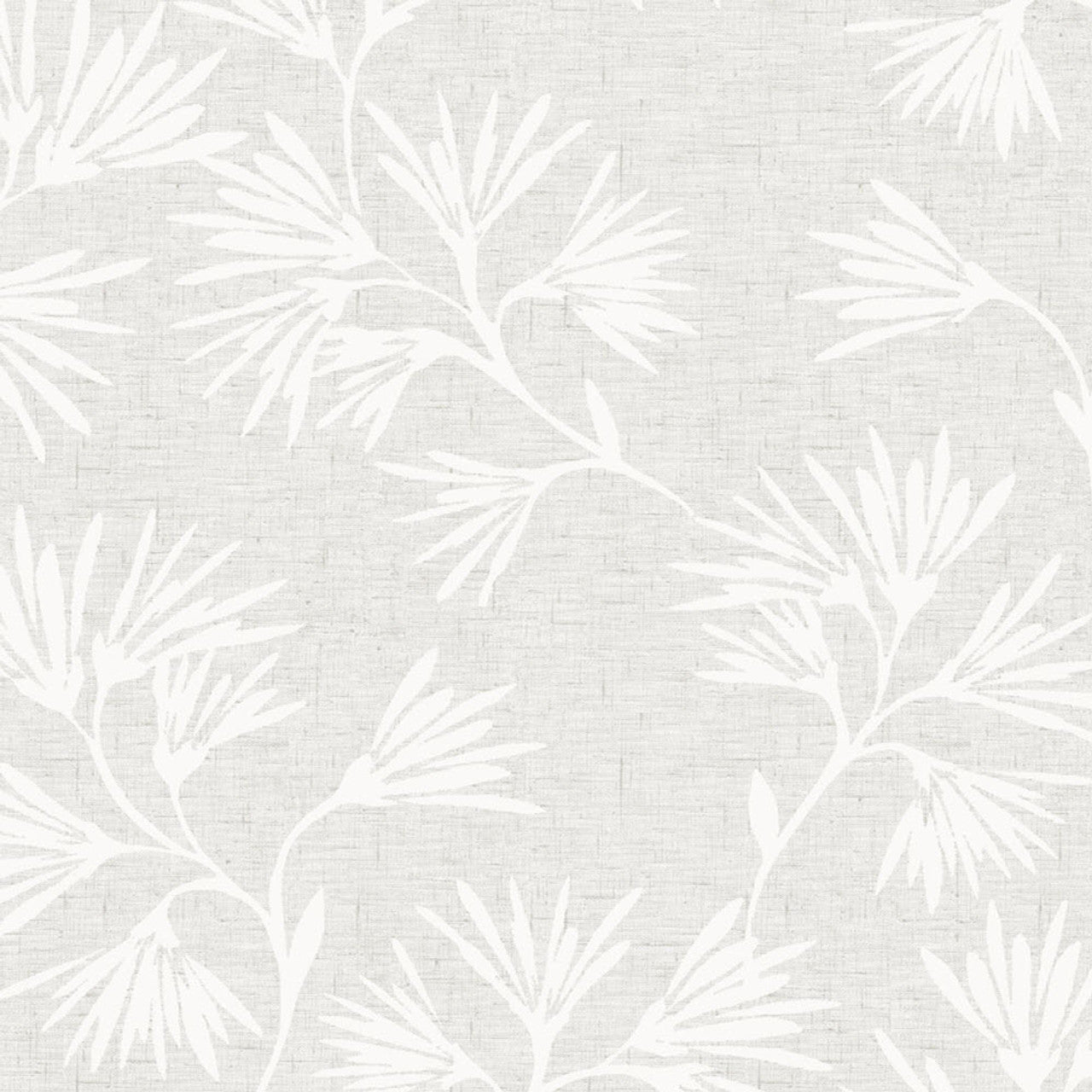 386550 - Enso Floral Style Wallpaper - White - Eijffinger