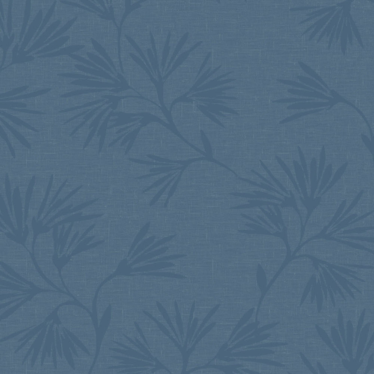 386552 - Enso Floral Style Wallpaper - Teal / Blue - Eijffinger