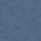 386552 - Enso Floral Style Wallpaper - Teal / Blue - Eijffinger