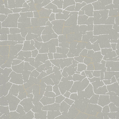 386561 - Enso Crackle Effect Wallpaper - Grey - Eijffinger