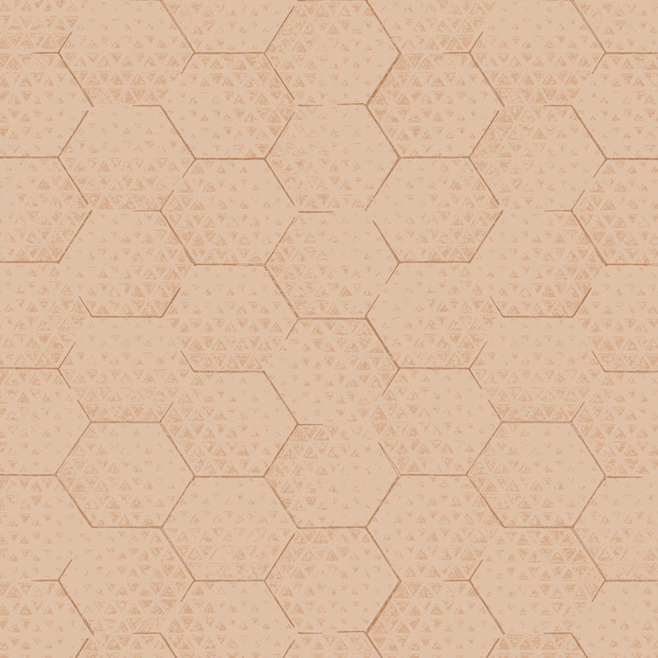 386583 - Enso Diamond Wallpaper - Terracotta  - Eijffinger