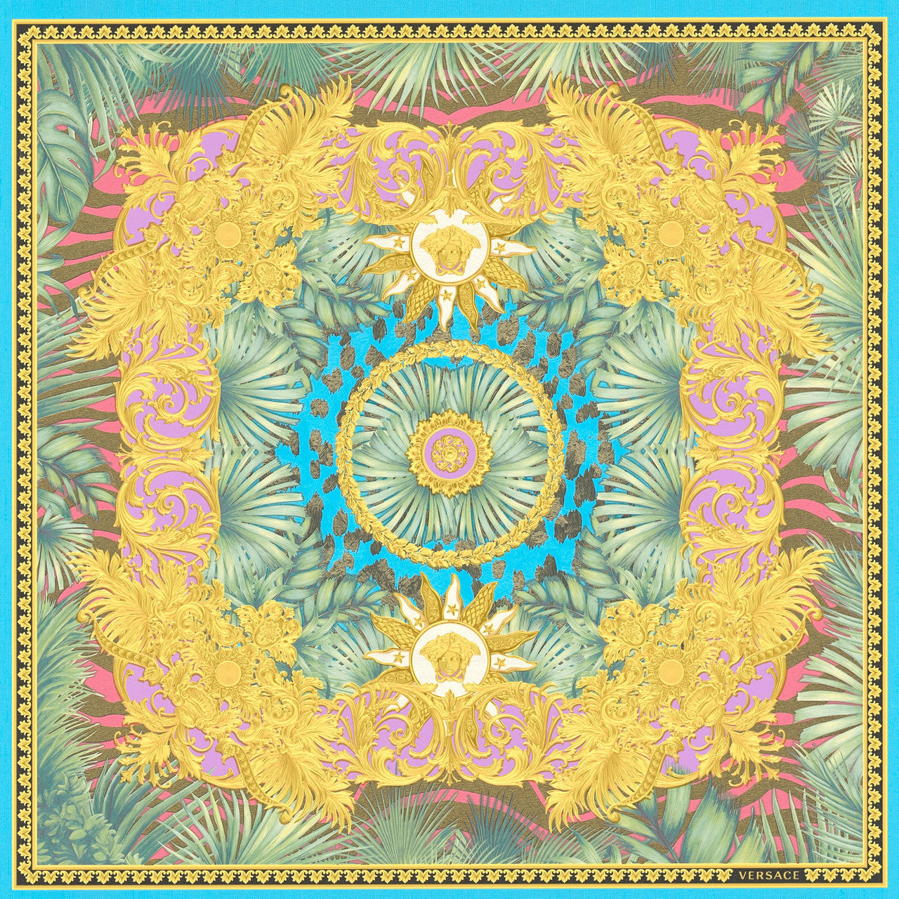 Jungle Animalier Wallpaper - Multi - Versace
