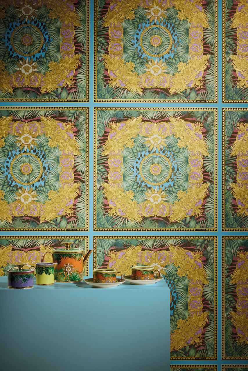 Jungle Animalier Wallpaper - Multi - Versace
