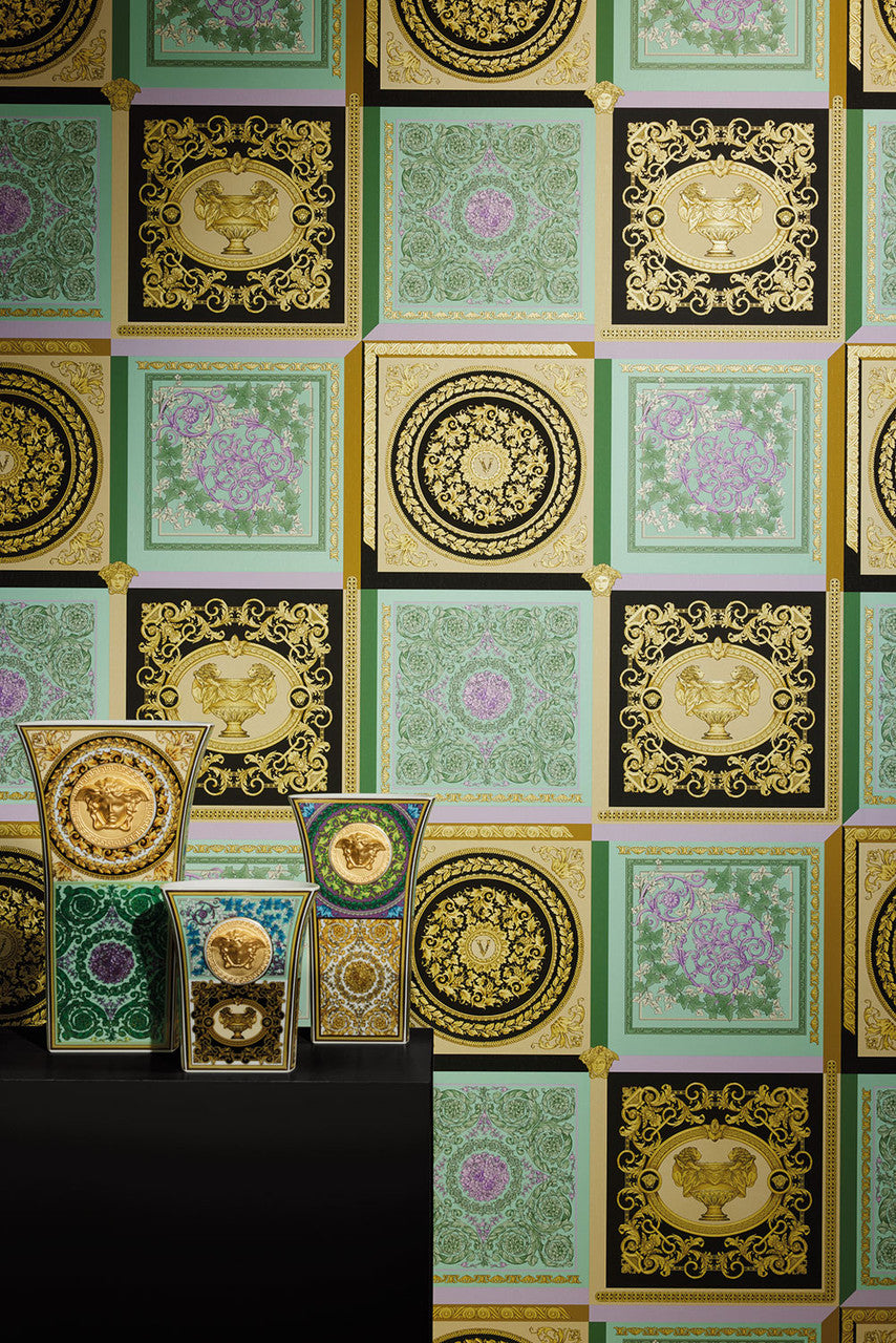 Barocco Mosaic Wallpaper - Multi - Versace

