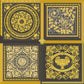 Barocco Mosaic Wallpaper - Black and Gold - Versace

