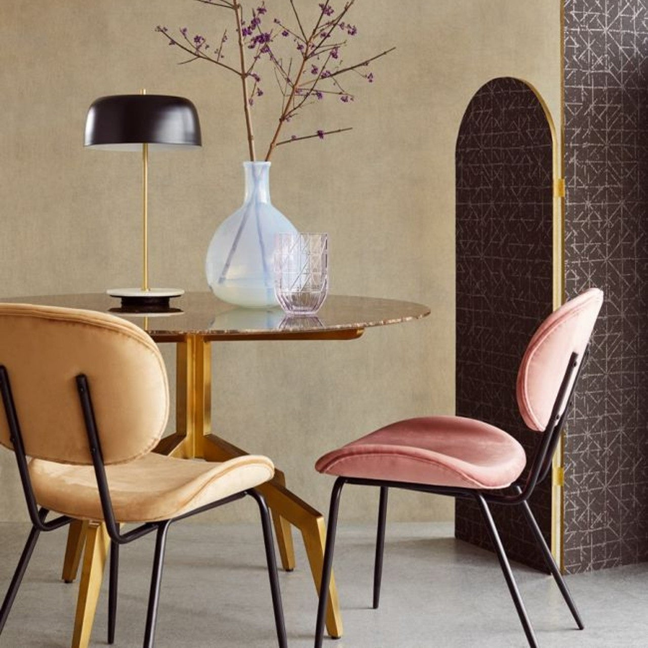 394500 - Plain Texture Topaz Wallpaper - Gold - Eijffinger