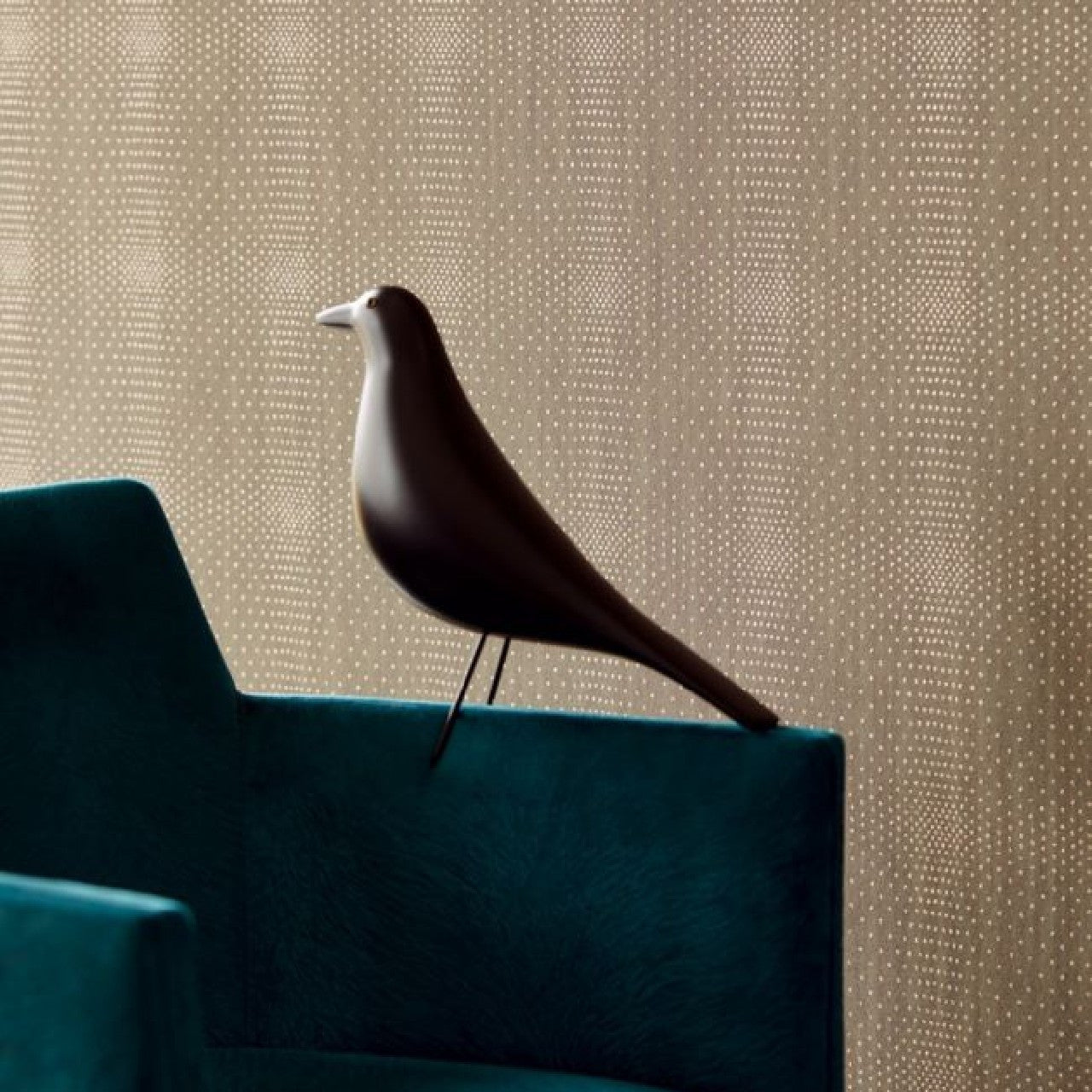 394510 - Stud Effect Topaz Wallpaper - Beige - Eijffinger