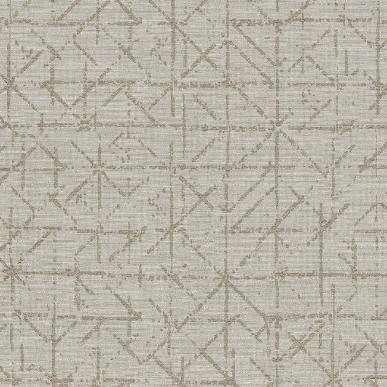 394530 - Geometric Sketch Topaz Wallpaper - Beige / Grey - Eijffinger