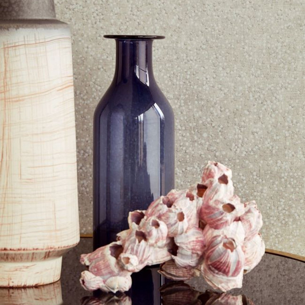 394540 - Stipple Topaz Wallpaper - Silver - Eijffinger