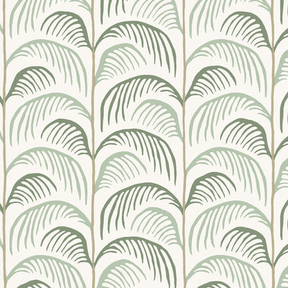399070 - Mini Me Palm Wallpaper - Green - Eijffinger