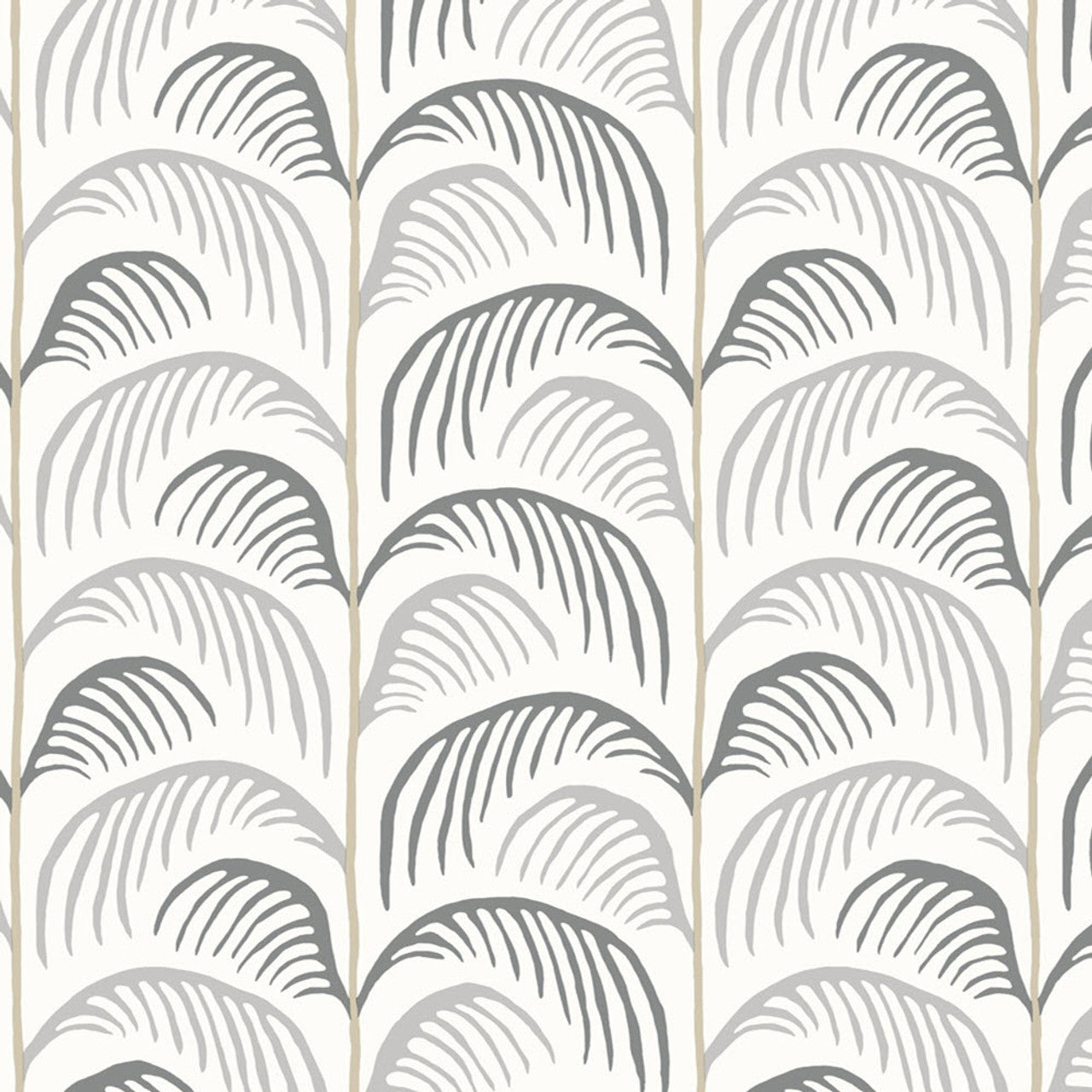 399072 - Mini Me Palm Wallpaper - Beige - Eijffinger