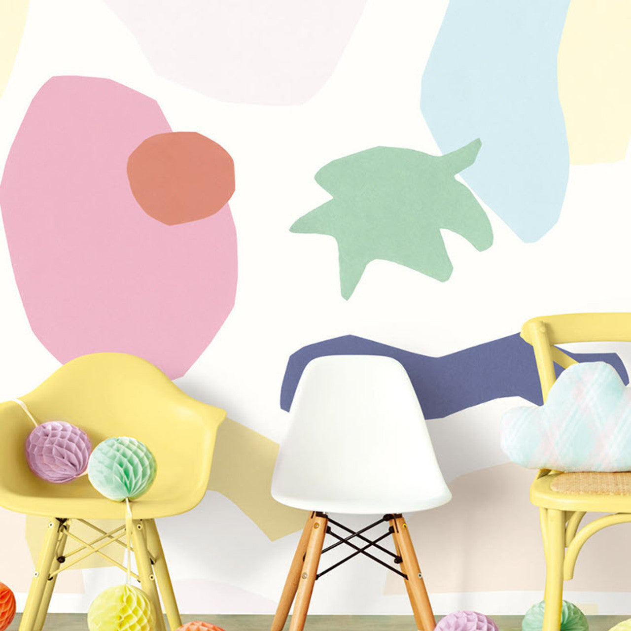399124 - Mini Me Contemporary Mural Wallpaper - Multi - Eijffinger