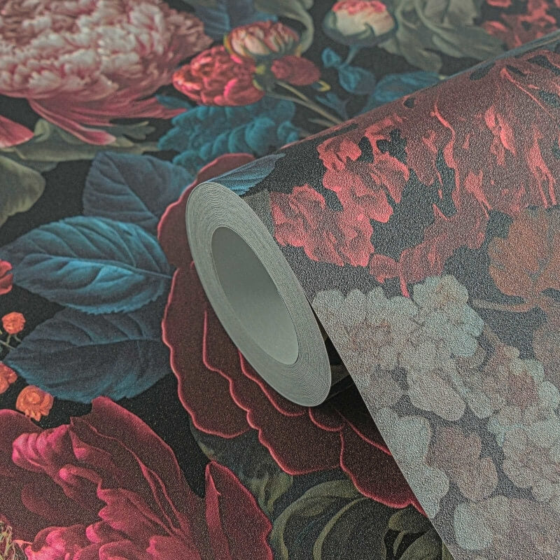 Antique Floral Wallpaper