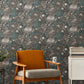 Antique Floral Wallpaper