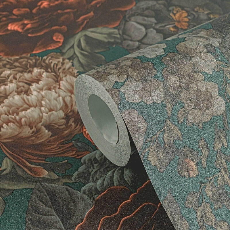 Antique Floral Wallpaper