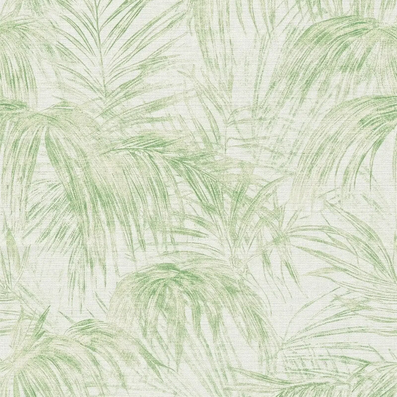Palm Leaf Motif Wallpaper
