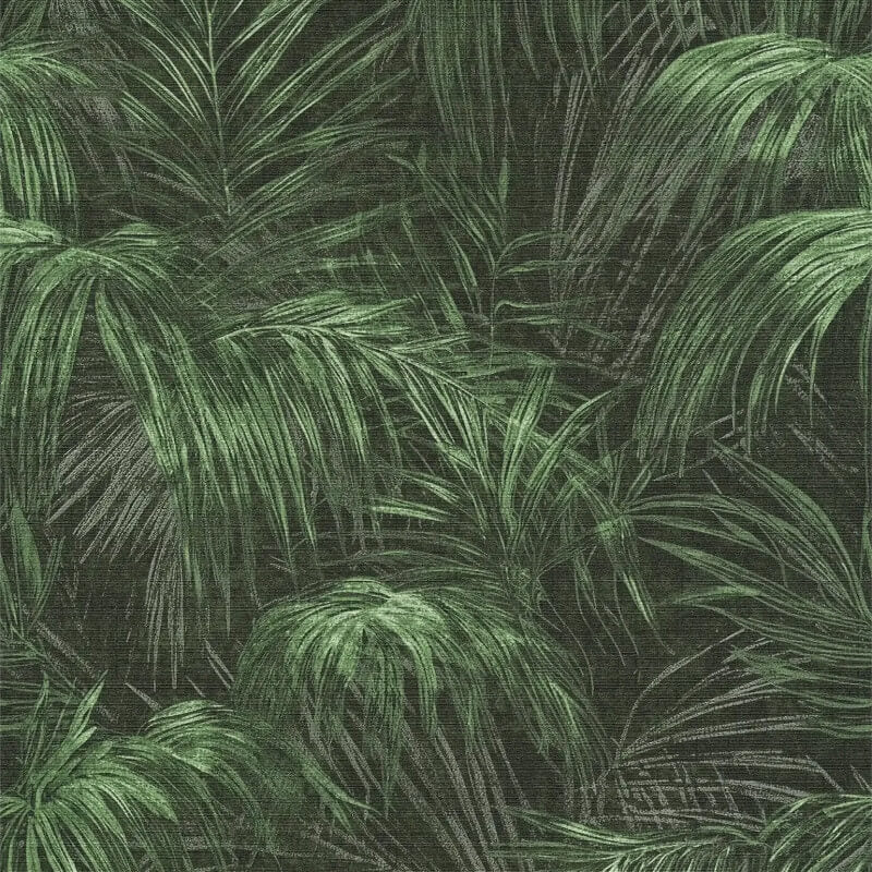 Palm Leaf Motif Wallpaper