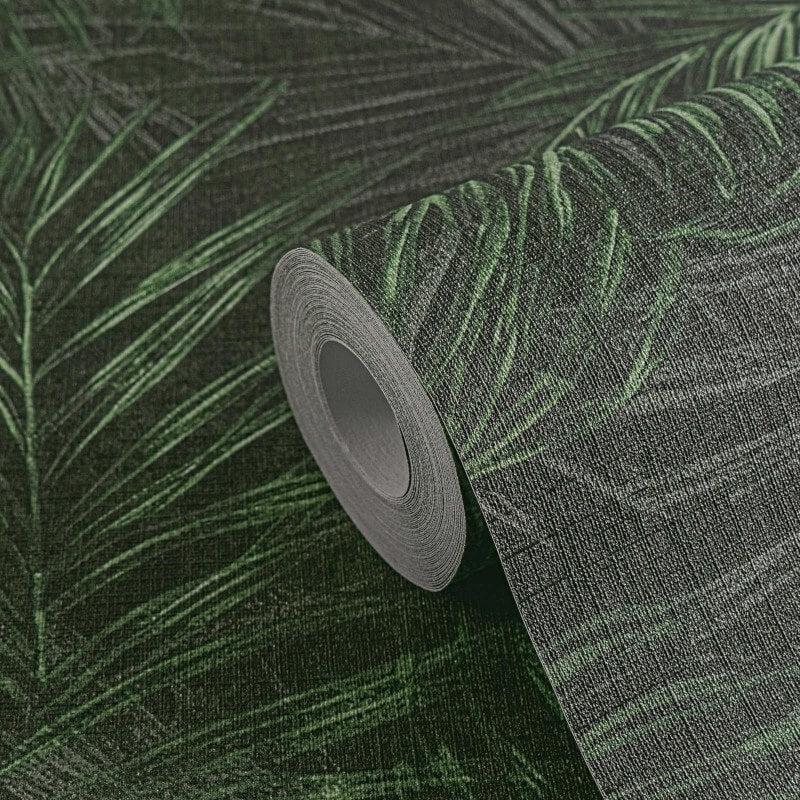 Palm Leaf Motif Wallpaper