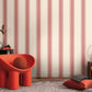 Wide Linear Stripe Wallpaper