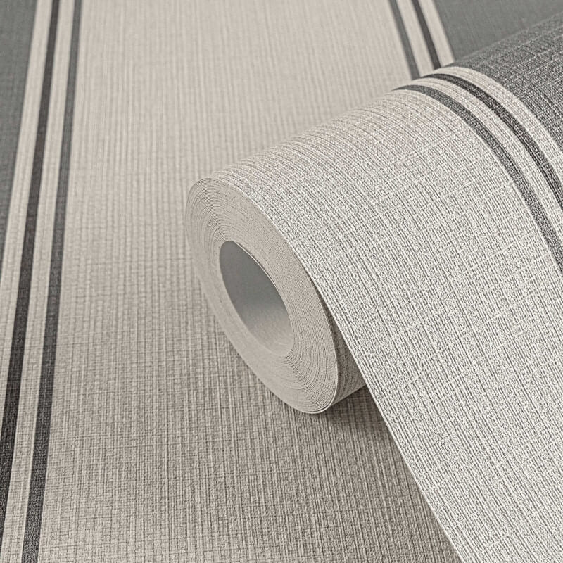 Wide Linear Stripe Wallpaper