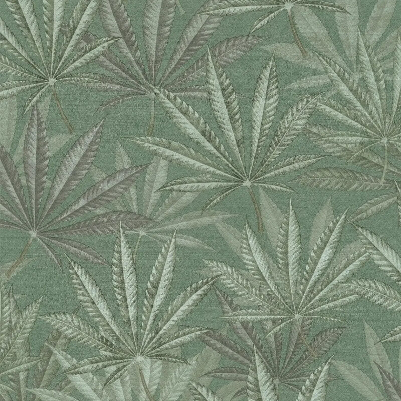 Layered Palm Leaves Wallpaper