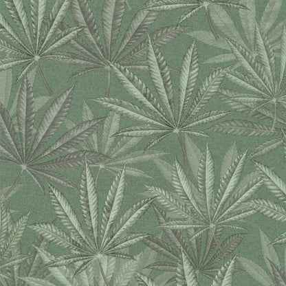 Layered Palm Leaves Wallpaper