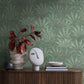 Layered Palm Leaves Wallpaper