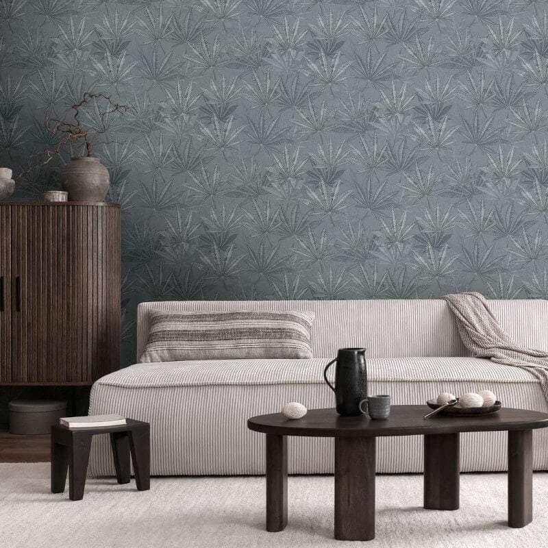 Layered Palm Leaves Wallpaper