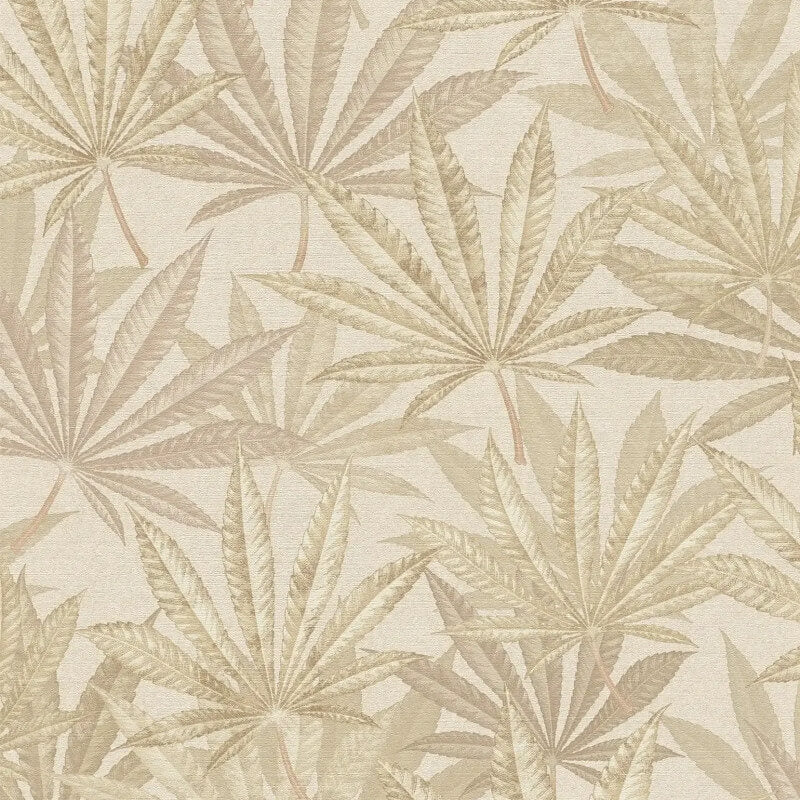 Layered Palm Leaves Wallpaper