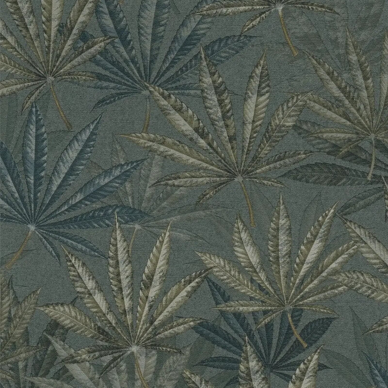 Layered Palm Leaves Wallpaper