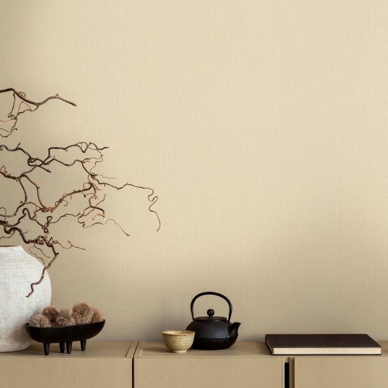 Hessian Texture Wallpaper