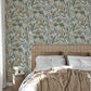 400013 - Zanzibar Vasari Wallpaper - Chalky Blue - Rasch