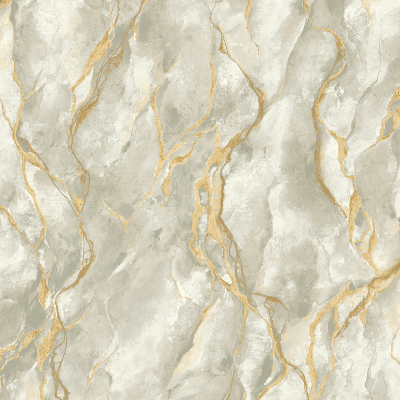 400129 - Pandora Vasari Wallpaper - Grey &Gold - Rasch