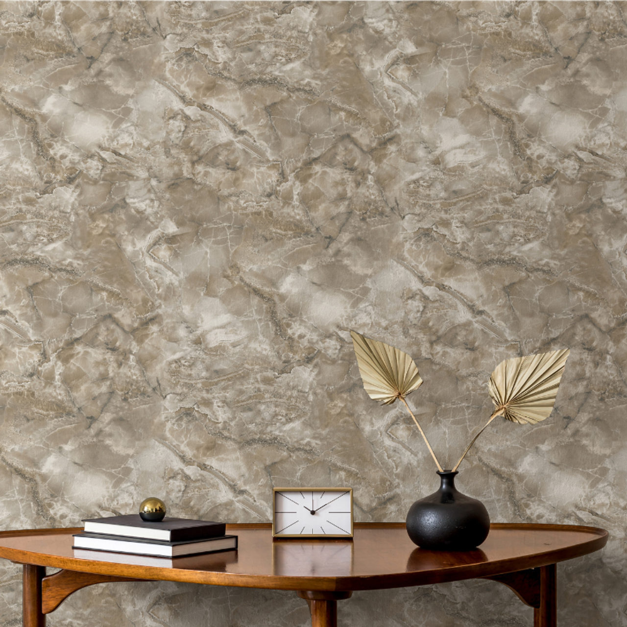 400327 - Carlotta Vasari Wallpaper - Mocha - Rasch