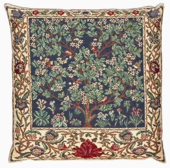 The Garden Tapestry Cushion with Feather Filler 