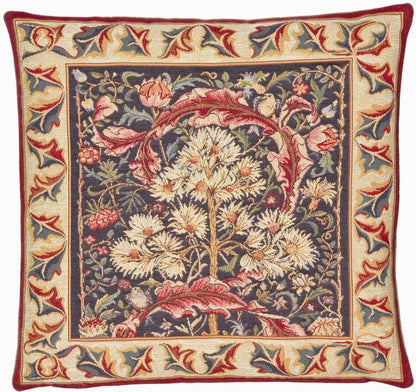 Acanthus Tapestry Cushion with Feather Filler 