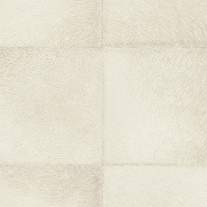 419108 - Faux Reindeer Fur Tile Panel Club Wallpaper - Cream - Rasch